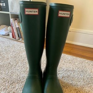Hunter Original Tour Womens Rain Boots- size 7